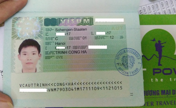 Chúc mừng visa công tác Áo